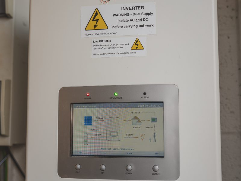 DC to AC electricity