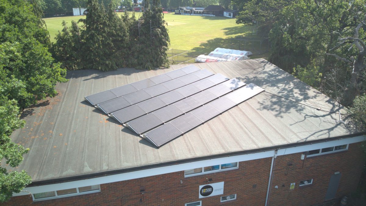 rooftop solar panels installation