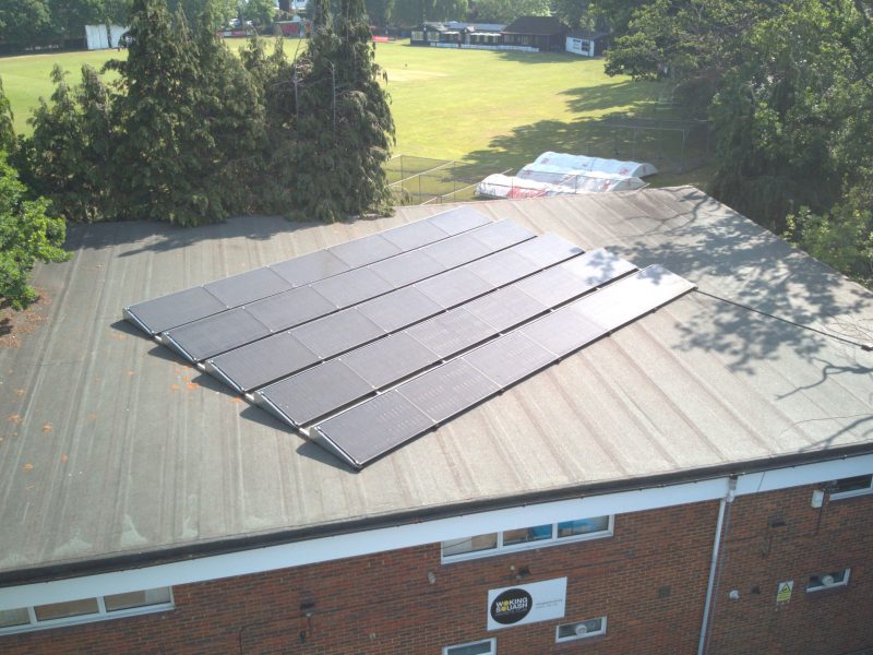 rooftop solar panels installation