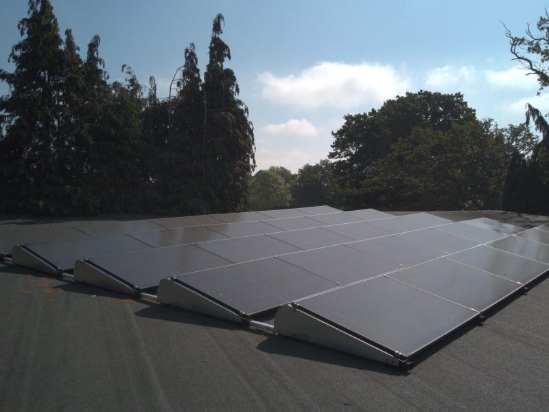 woking squash club solar panels