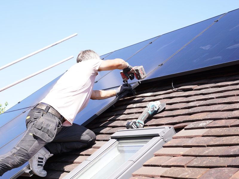 solar panel installation process